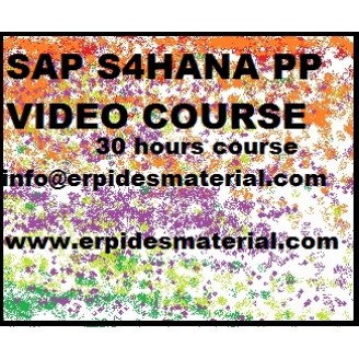 sap s4hana pp course